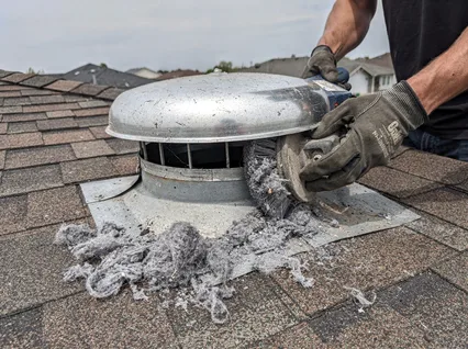 Cleaning Dryer Vent On Roof in East Windsor
