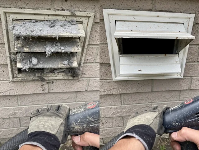 Professional dryer exhaust vent cleaning by East Windsor Dryer Vent Cleaning in East Windsor