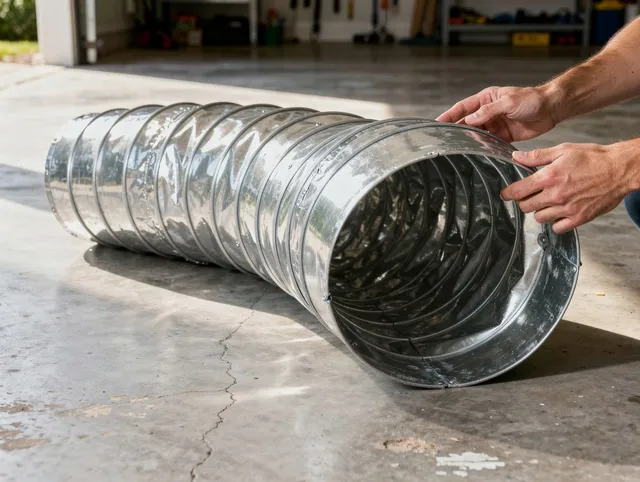 East Windsor Dryer Vent Cleaning specialist using advanced equipment for thorough duct cleaning in East Windsor