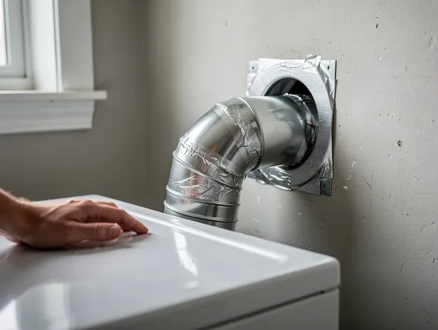 East Windsor Dryer Vent Cleaning expert performing professional dryer vent repair and installation in East Windsor