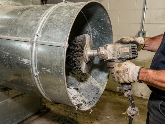 Industrial-grade dryer vent cleaning by East Windsor Dryer Vent Cleaning in East Windsor